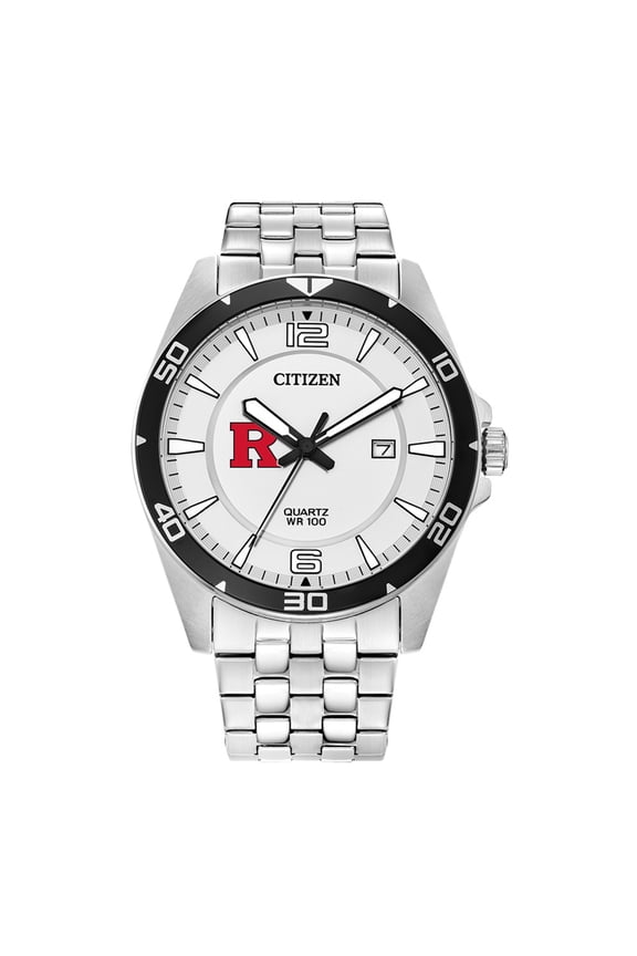 Men's Rutgers Scarlet Knights Quartz Stainless Steel Watch