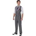 thumbnail image 1 of Men's Ruthless Gangster Costume Adult 1920s Mobster Costume Small, 1 of 8