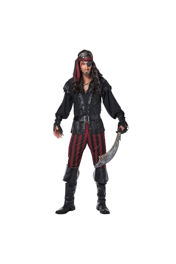 California Costumes Ruthless Rogue Pirate Adult Costume Medium Male