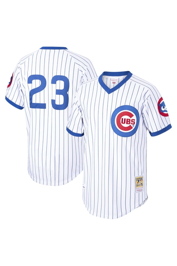 Men's Ryne Sandberg White Chicago Cubs Cooperstown Collection 1987 Authentic Player Jersey