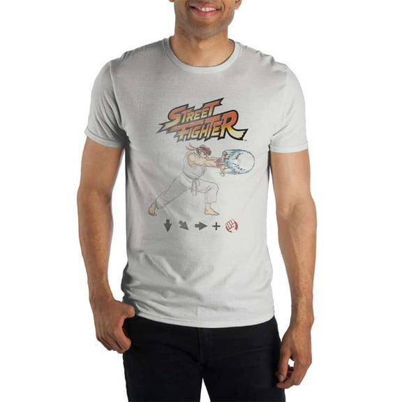 Men's Ryu Street Fighter Shirt-Large