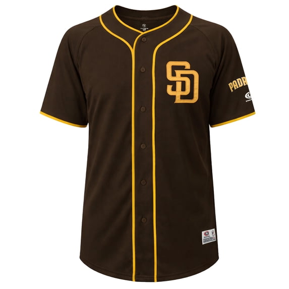 MLB San Diego Padres Men's Primary Color Full Button Jersey