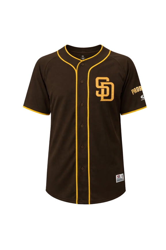 MLB San Diego Padres Men's Primary Color Full Button Jersey