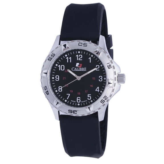 Men's SC-4S1-04-007R Sea Wolf Luminous Unidirectional Rotating Bezel Black Dial Black Silicone Wristwatch