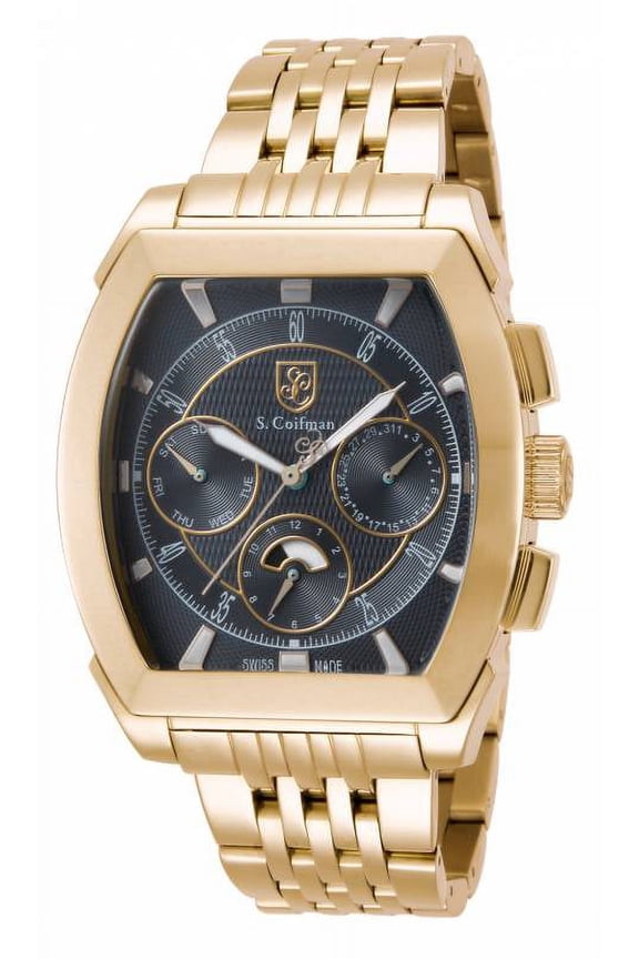 Men's SC0094 Quartz Chronograph Black Dial Watch
