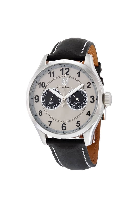 Men's SC0315 Quartz Multifunction Light Grey Dial Watch