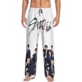 thumbnail image 1 of Men's SKZ Stray Korea Ki Pajama Pants Lounge Sleepwear PJ Bottoms with Drawstring Pockets, 1 of 8