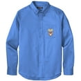thumbnail image 1 of Men's SUGAR SKULL PATCH Twill Shirt with Pocket, Small Ultramarine Blue, 1 of 1