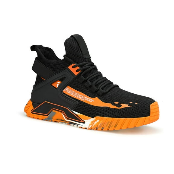 Men's Safety Shoes Anti-Smashing Lightweight Breathable Steel Toe Shoe Comfort Fashion EU 39-44