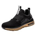 thumbnail image 1 of Men's Safety Shoes Lightweight Damping Steel Toe Caps Work Trainers Slip-On Anti-Slip for Industrial, 1 of 7