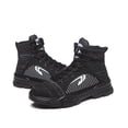 thumbnail image 1 of Men's Safety Shoes Lightweight Non-Slip for Worker High Top Sneakers Footwear Women's Cotton Casual Shoes Steel Toe Sneakers, 1 of 5