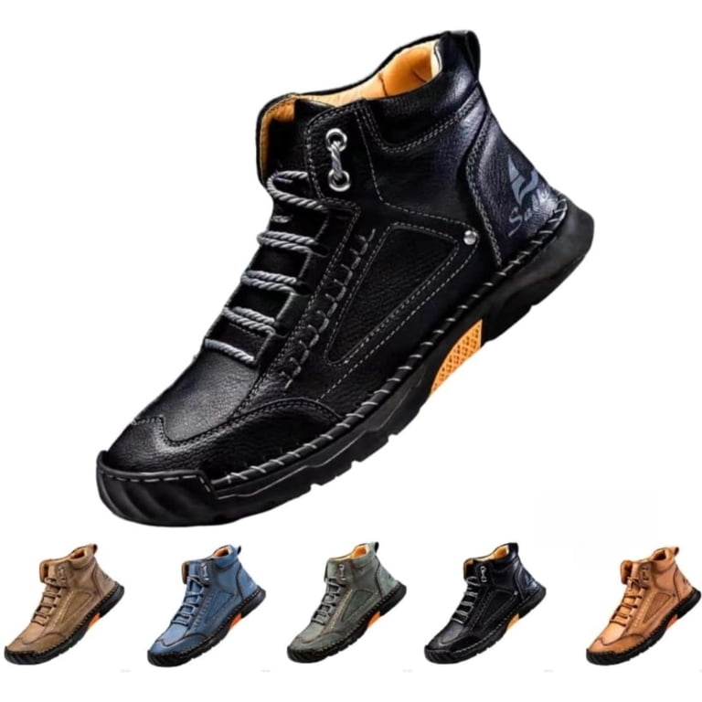 Salkin Leather New Casual Shoes Stylish Lace-Up Outdoor Hiking Sports Shoes Boot Amazon.com | Salkin Medieval Boots Renaissance Casual  main image 3