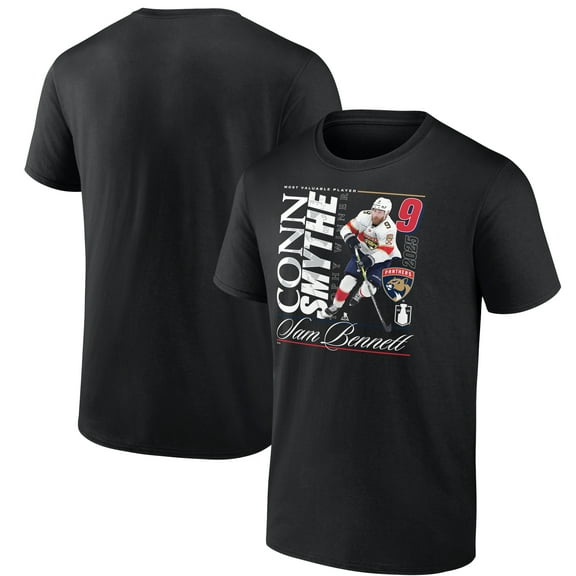 Men's Sam Bennett Black Florida Panthers 2025 Conn Smythe Winner T-Shirt