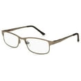 thumbnail image 1 of Men's Samson Rectangular Reading Glasses, Dark Gunmetal/Transparent, 52 mm + 2.75, 1 of 5
