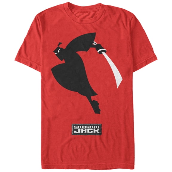 Men's Samurai Jack Samurai Jack Katana Shadow Graphic T-Shirt