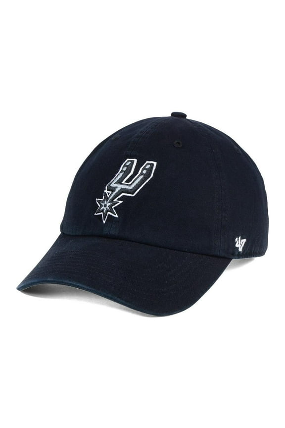 Men's San Antonio Spurs '47 Black Clean-Up Adjustable Hat