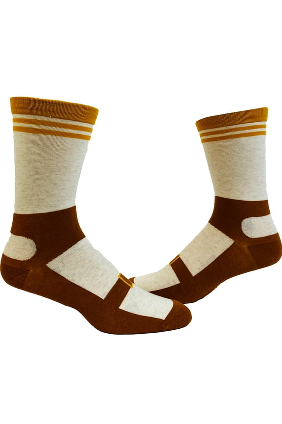Men's Sandal Socks Funny Berk-N-Sock Novelty Father's Day Apparel Fun Gift for Dad