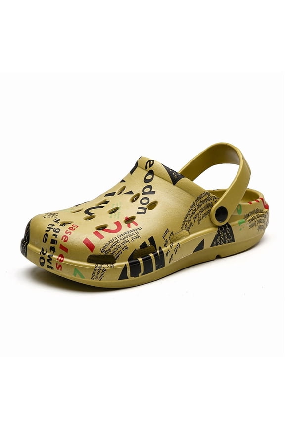 Men's Sandal Style Inspired All Terrain Waterproof Slip on Clogs Outdoor Clogs