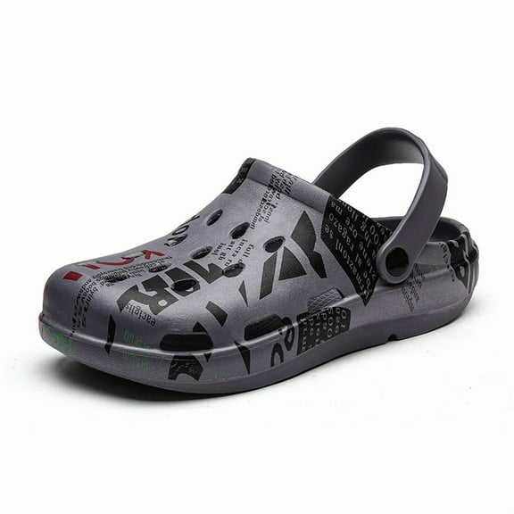 Men's Sandal Style Inspired All Terrain Waterproof Slip on Clogs Outdoor Clogs