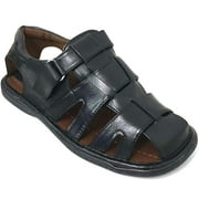 Men's Sandals Closed Toe Fisherman Adjustable Buckle Casual Slippers