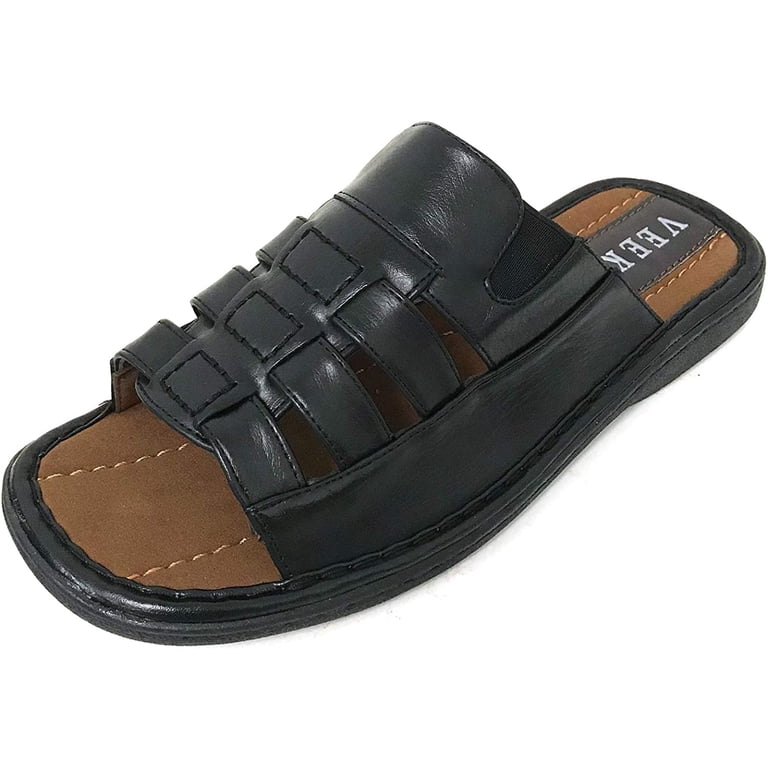 Comfortable Men\'s Sandals in Black and Brown Spring Step Men Spiro Leather Sandals for Men – Spring Step  main image 4