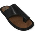 thumbnail image 1 of Men's Sandals Comfortable Opened Toe Thong Flip Flops Slide Slippers, 1 of 3