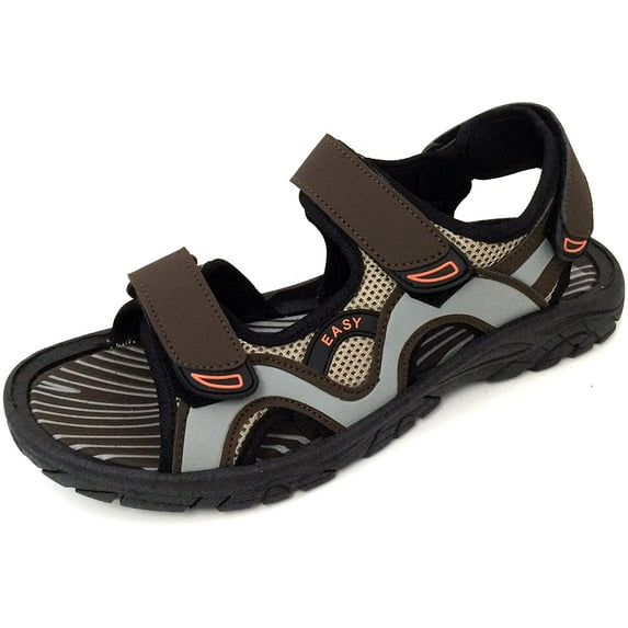 Men's Sandals Open Toe Hook and Loop Casual Trail Sport Beach Hiking Shoes