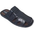 thumbnail image 1 of Men's Sandals Slides Closed Toe Hook and Loop Fisherman Flip Flops Slipper, 1 of 3