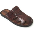 thumbnail image 1 of Men's Sandals Slides Closed Toe Hook and Loop Fisherman Flip Flops Slipper, 1 of 3