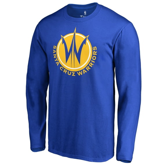 Men's Santa Cruz Warriors Royal Santa Cruz Warriors Primary Logo Long Sleeve T-Shirt