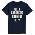 thumbnail image 1 of Instant Message - Funny Sarcastic Comment Help - Adult Short Sleeve T-shirt, 1 of 5