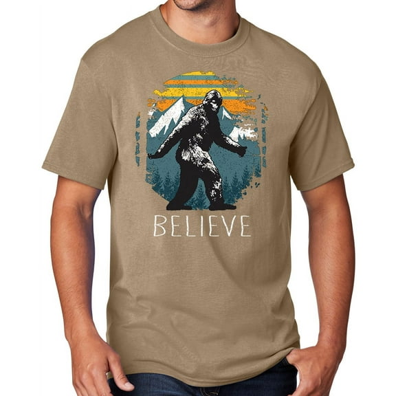 Men's Sasquatch Believe T-shirt, 2XL Sand