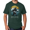thumbnail image 1 of Men's Sasquatch Believe T-shirt, 4XL Dark Green, 1 of 3