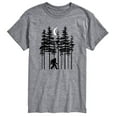 thumbnail image 1 of Instant Message - Night Woods Sasquatch - Men's Short Sleeve Graphic T-shirt, 1 of 5
