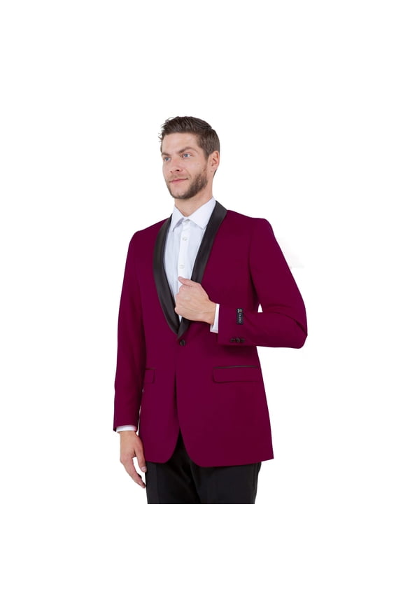 Men's Satin Textured Sport Coat Only