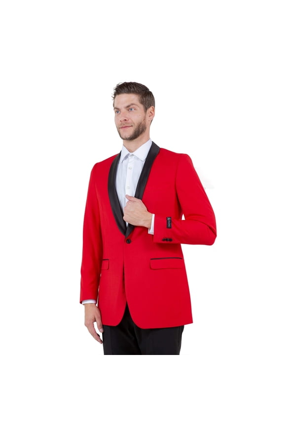 Men's Satin Textured Sport Coat Only