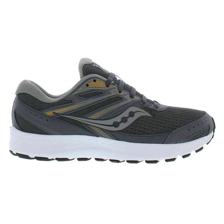 Saucony Men s Cohesion 13 Walking Shoes Dark Grey Orange Size 11 M Walmart