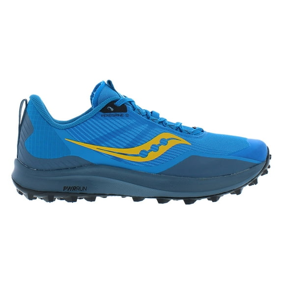 Men's Saucony Peregrine 12 Trail Running Shoes Sneakers in Blue