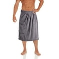 thumbnail image 1 of Men's Sauna Kilt with Pocket, Men's Sauna Towel with Practical Pocket, Wearable Bath Towel for Men, Adjustable Sauna Towel, Shower Towel with Elastic Waistband and Nylon Fastener Tapes, 1 of 6