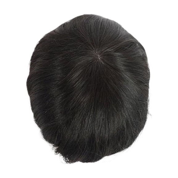 Men's Scalp Tight V-Ring Hair Wigs Natural Look Secure Fit for Daily Wear