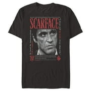 Men's Scarface American Dream Portrait Graphic T-Shirt