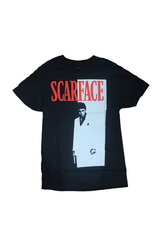 Men's Scarface Black Graphic T-Shirt - 2XL