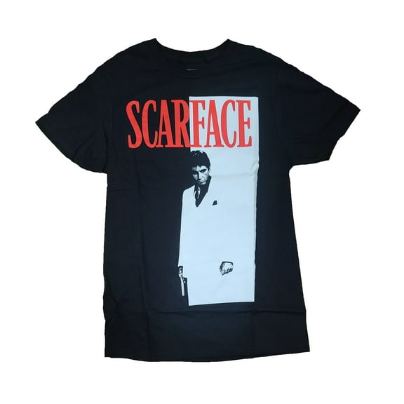 Men's Scarface Black Graphic T-Shirt - Small