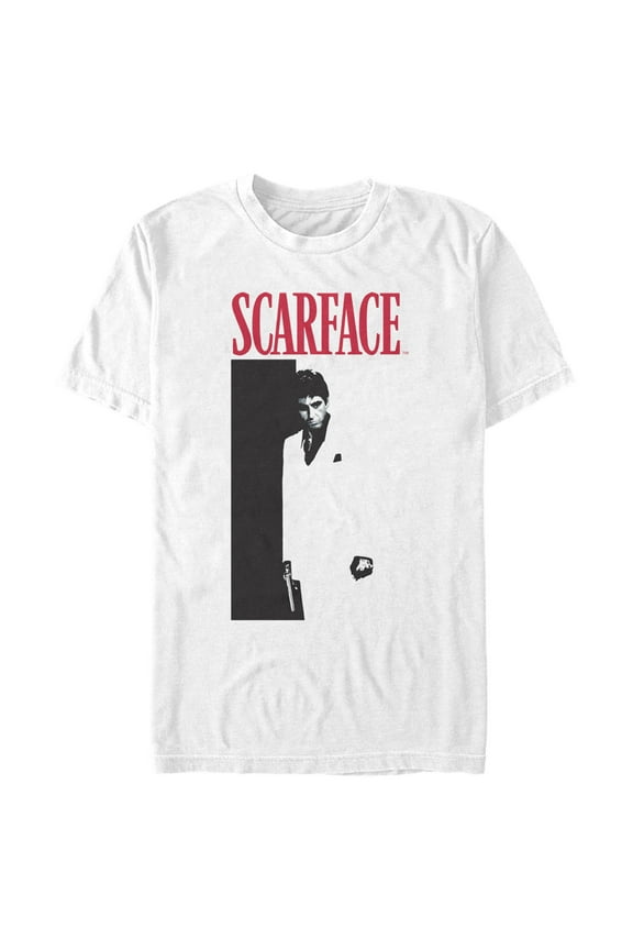 Men's Scarface Classic Poster Graphic Tee White Medium