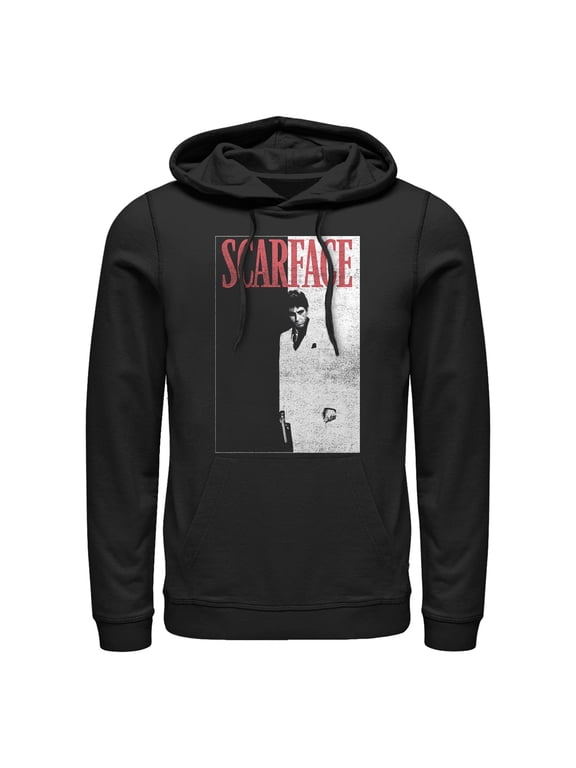 Men's Scarface Distressed Poster Pull Over Hoodie