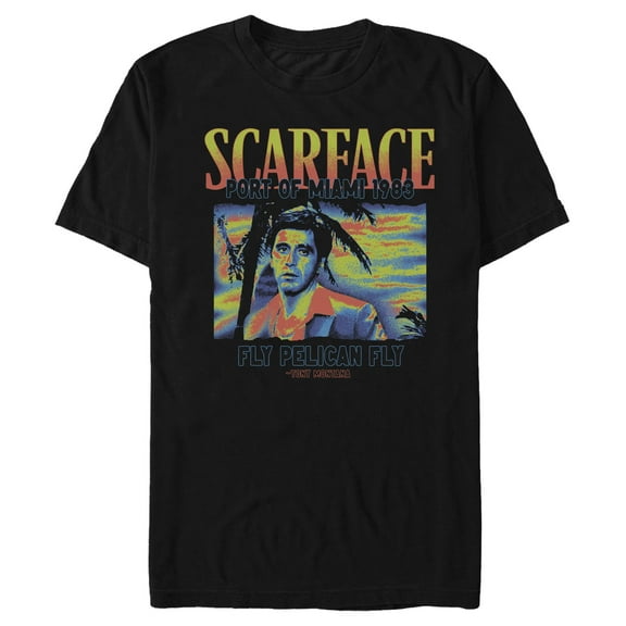 Men's Scarface Fly Pelican Fly Quote  Graphic T-Shirt