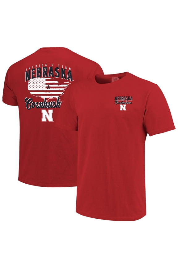 Men's Scarlet Nebraska Huskers America's Team T-Shirt