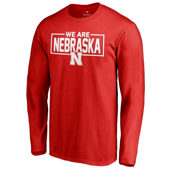 Men's Scarlet Nebraska Huskers We Are Icon Long Sleeve T-Shirt