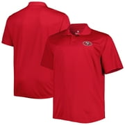 FANATICS Men's Scarlet San Francisco 49ers Big & Tall Birdseye Polo