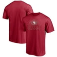 thumbnail image 1 of Men's Scarlet San Francisco 49ers Dual Threat T-Shirt, 1 of 3